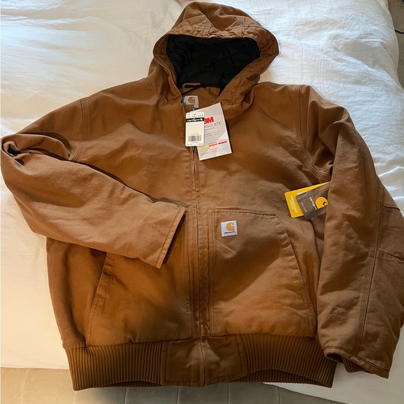 CARHARTT Mens Duck Active Jacket - Picture 2 of 6